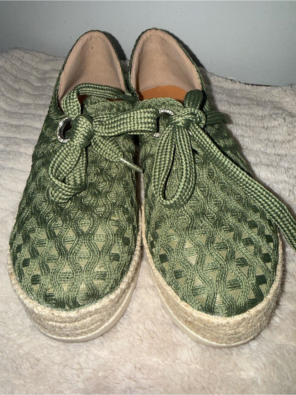 Love Rio Alisha Crochet Sneakers - Olive - Picture 3 of 6